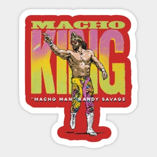 Macho Man Macho King Sticker